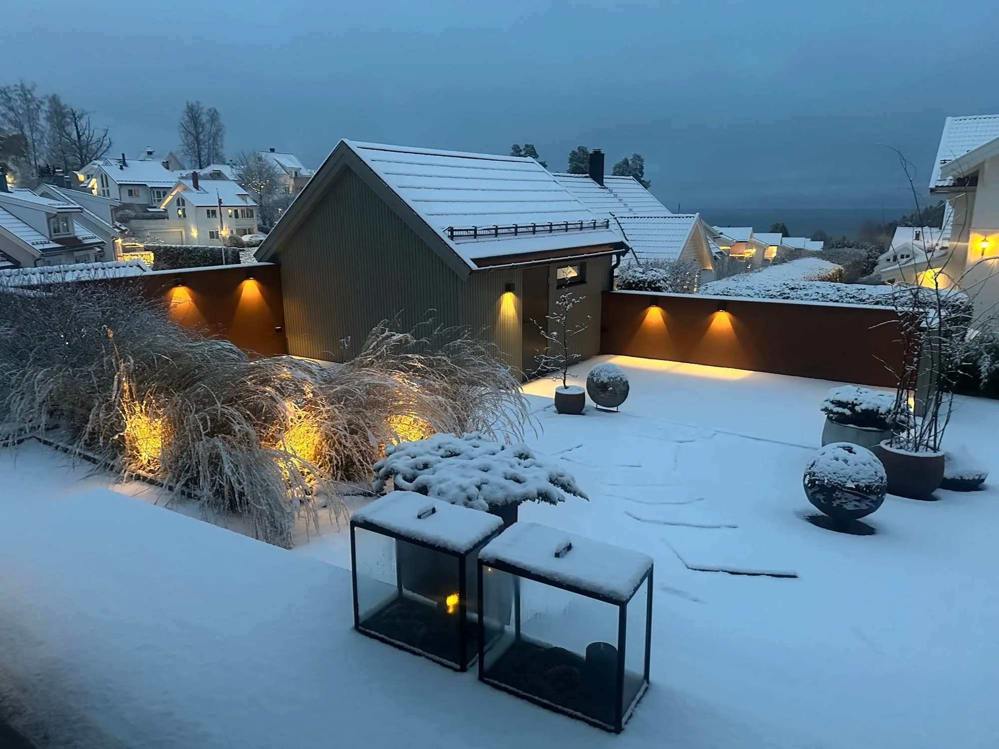 Utebelysning og fasadebelysning